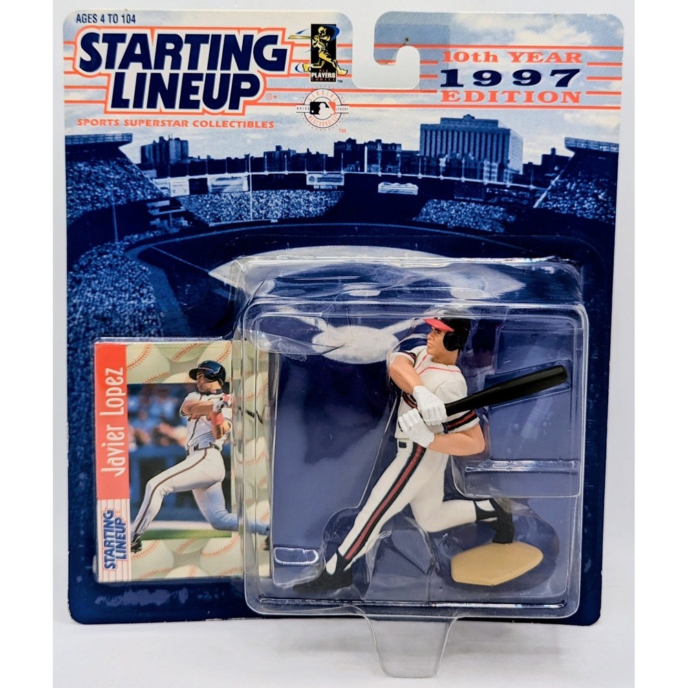 1997 Kenner Starting Lineup Javier Lopez Atlanta Braves Baseball Figure